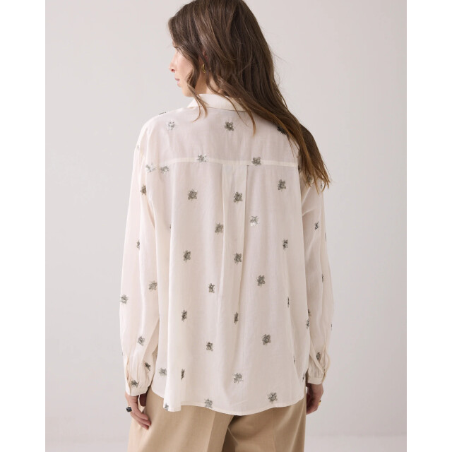 Summum 2s3328-12012 122 blouse scattered embro ivory 2s3328-12012 122 large