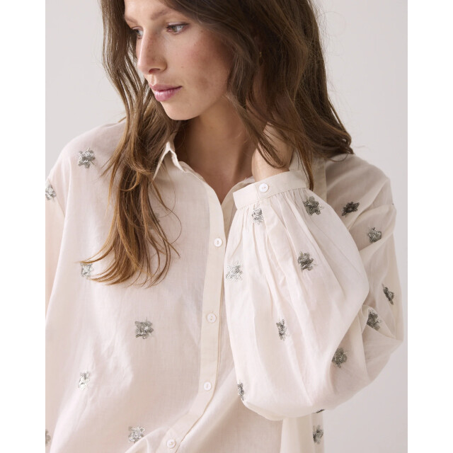 Summum 2s3328-12012 122 blouse scattered embro ivory 2s3328-12012 122 large