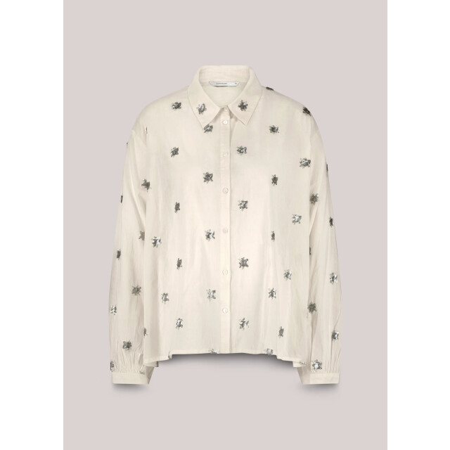 Summum 2s3328-12012 122 blouse scattered embro ivory 2s3328-12012 122 large