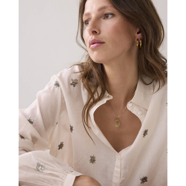 Summum 2s3328-12012 122 blouse scattered embro ivory 2s3328-12012 122 large