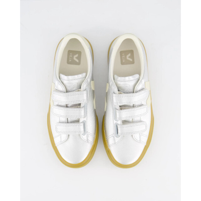 Veja Dames recife leather RC0520779-Silver large