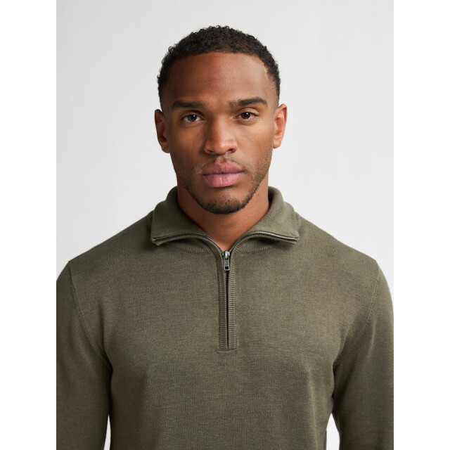 Petrol Industries Men knitwear collar basic army 5219.26.0013 large