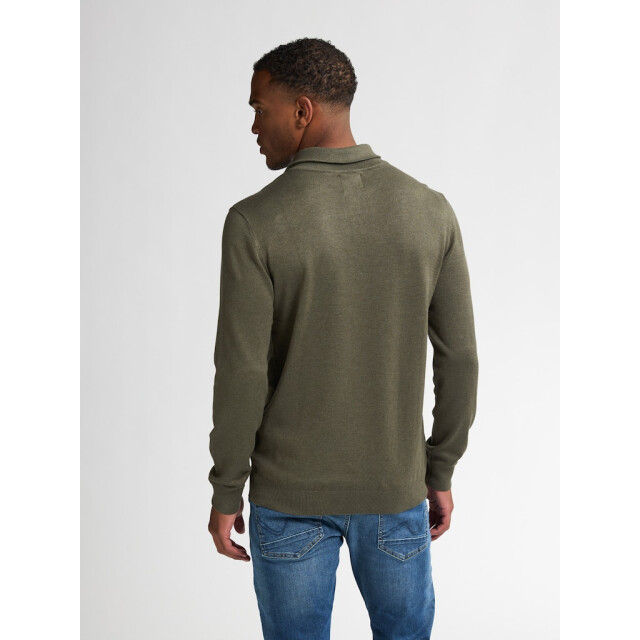 Petrol Industries Men knitwear collar basic army 5219.26.0013 large