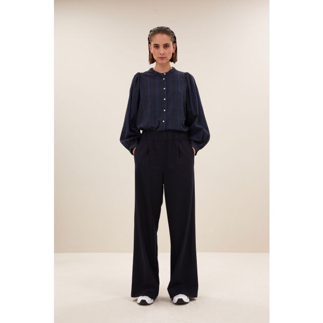 By-Bar Amsterdam rikki check blouse 25512051 1601 blue checks 06615.241.0028 large
