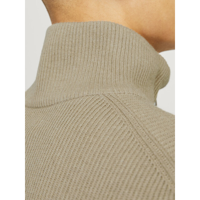 Jack & Jones jjeperfect knit half zip sn 12257773 crockery 05711.829.0087 large