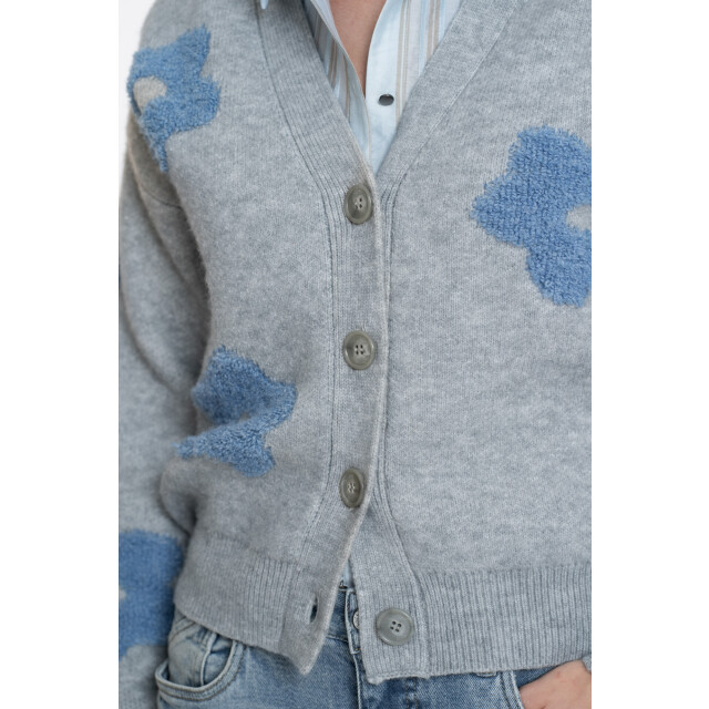 Geisha vest flowers 54510-10 900 grey melange 06741.970.0012 large