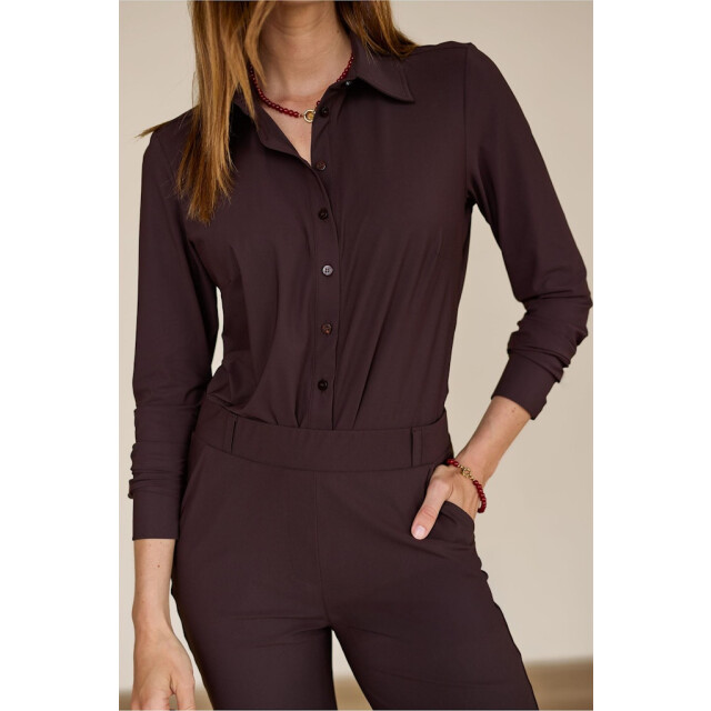 Studio Anneloes poppy blouse 94802 8700 espresso 06615.882.0005 large