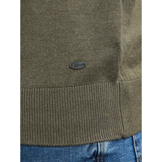 Petrol Industries Men knitwear collar basic army 5219.26.0013 large