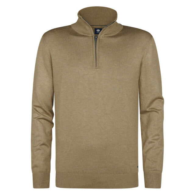 Petrol Industries Men knitwear collar basic camel 5219.76.0015 large