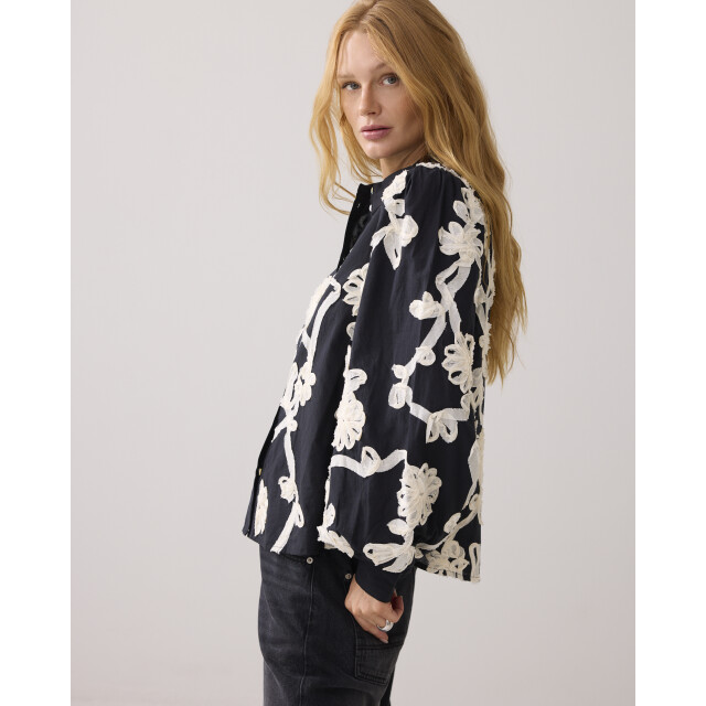 Summum blouse tape pattern voile 2s3327-12292 990 06615.991.0068 large