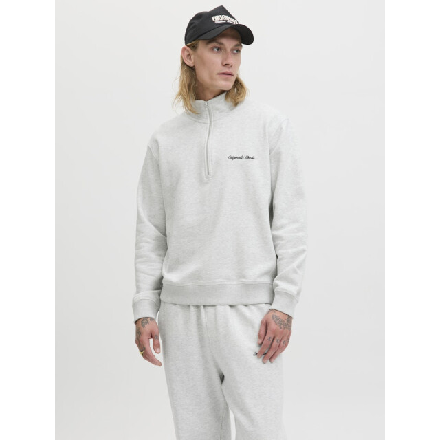 Jack & Jones jornorrebro emb sweat high neck sn 12282899 white melange 05735.100.0004 large Jack & Jones jornorrebro emb sweat high neck sn 12282899 white melange 05735.100.0004 large
