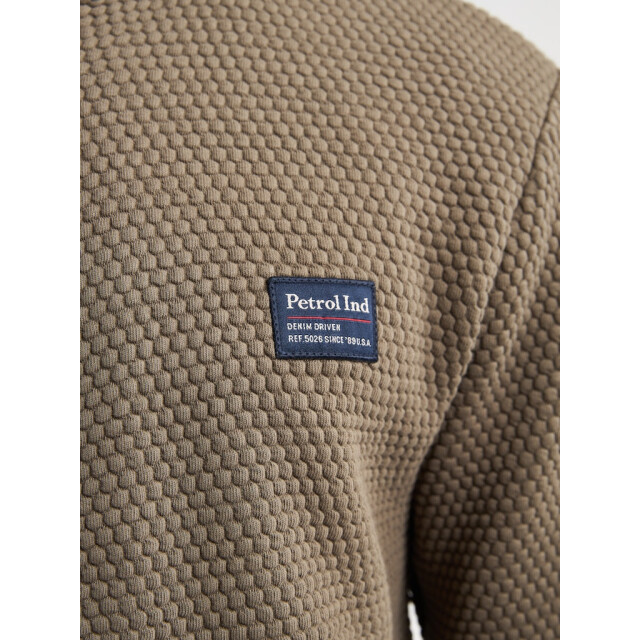 Petrol Industries Men sweater collar zip olijf 5239.22.0043 large