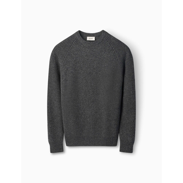 Foret delta wool knit f7035 dark grey melange 05711.970.0007 large