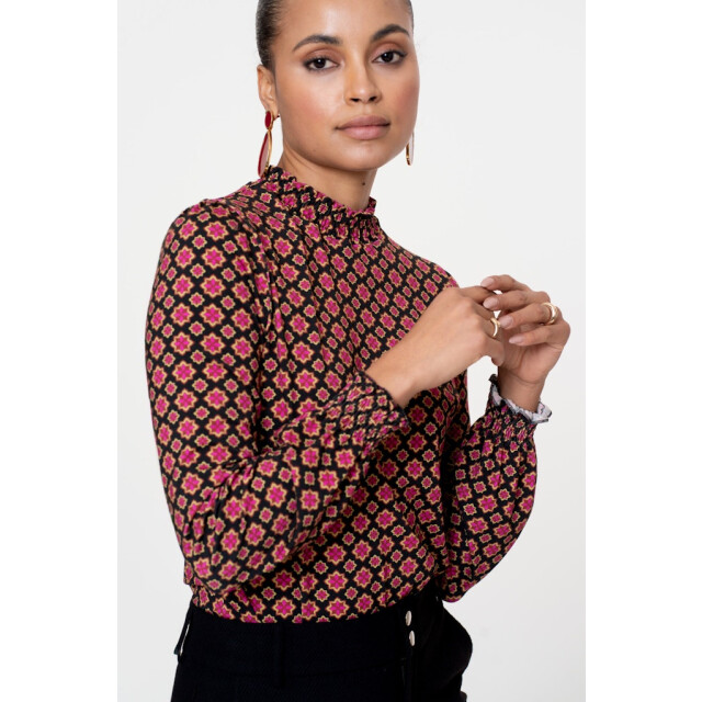 Geisha top print 52535-20 999 /pink 06012.991.0078 large