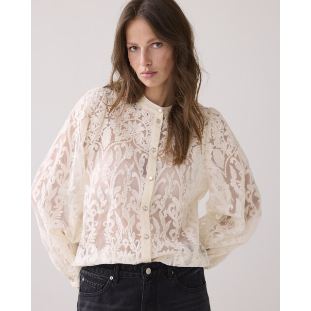 Summum blouse flowerlace 2s3191-12300 122 ivory 06615.112.0231 large