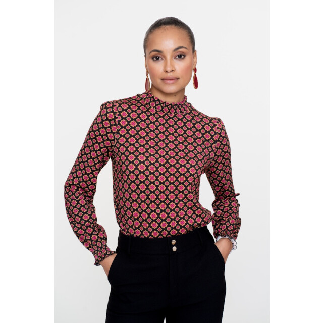 Geisha top print 52535-20 999 /pink 06012.991.0078 large