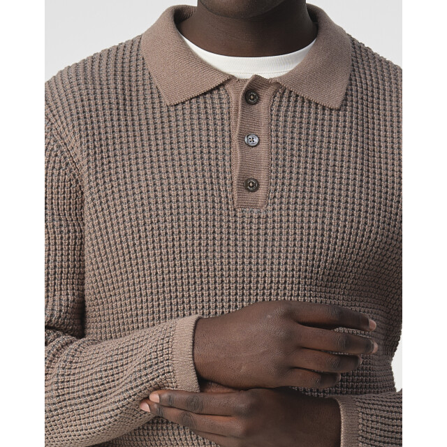 J.C. Rags Baker polo long sleeve 099126-002-L large