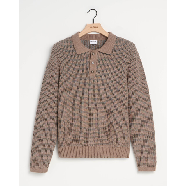 J.C. Rags Baker polo long sleeve 099126-002-L large