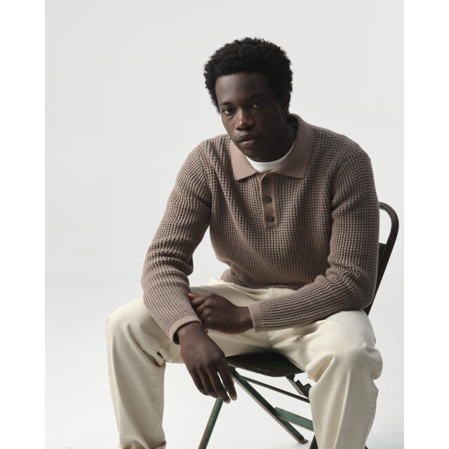 J.C. Rags Baker polo long sleeve 099126-002-L large