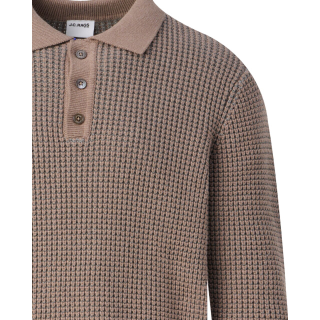 J.C. Rags Baker polo long sleeve 099126-002-L large