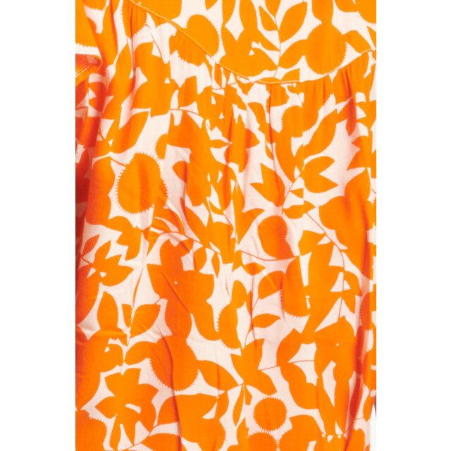 Smashed Lemon 24137 bladerprint jurk | 24137-010-250 large