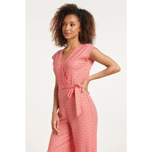 Smashed Lemon 24178 jumpsuitwikkelontwerp met bloemenprint | 24178-450-000 large