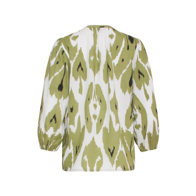 Smashed Lemon 24142 eenvoudige klassieke top met mos aztekenprint | 8720331246442 large