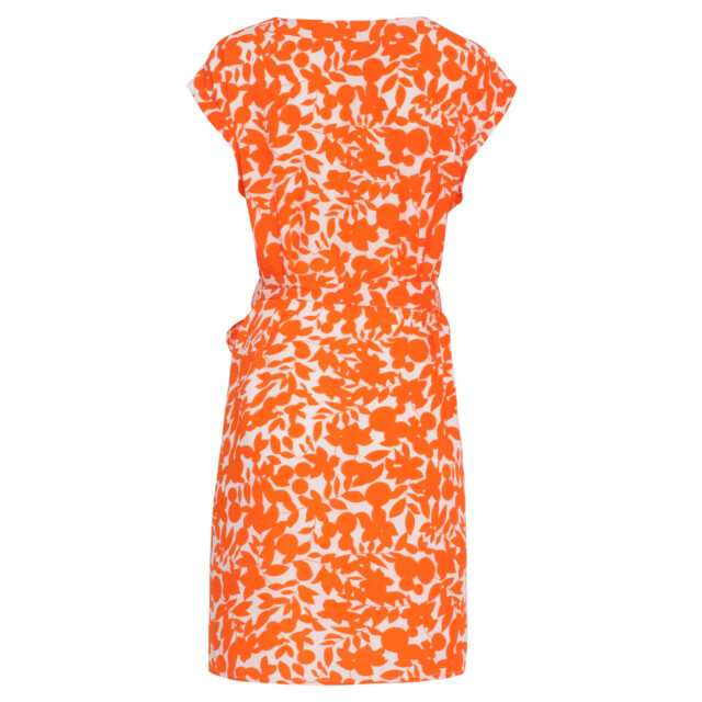 Smashed Lemon 24137 bladerprint jurk | 24137-010-250 large