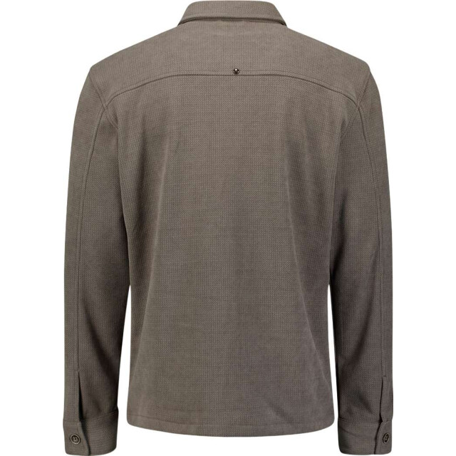 No Excess Overshirt button relief sweat dark clay 29510806SN-118 large