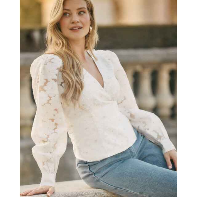 Freebird Blouse lange mouw bianca Freebird Icons Top lange mouw Bianca large