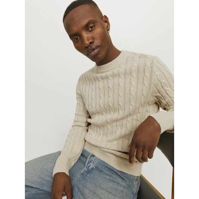 Jack & Jones Ross knit crew neck 12287104-MOO-XL large