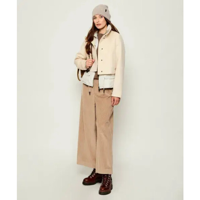 Woolrich Women twill wool jacket milky cream 159157257 large