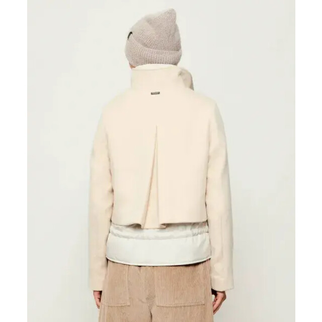 Woolrich Women twill wool jacket milky cream 159157257 large