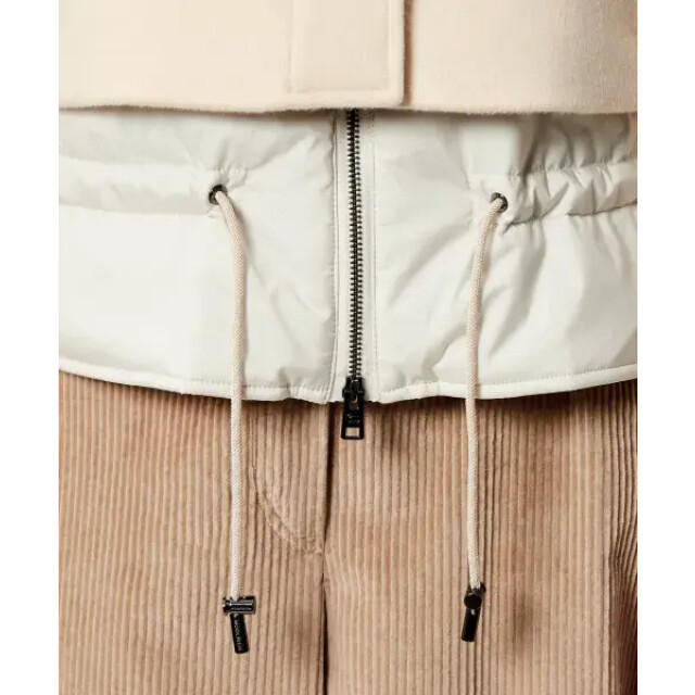 Woolrich Women twill wool jacket milky cream 159157257 large