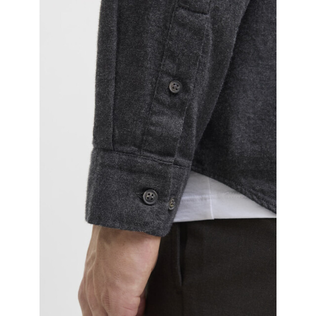 Jack & Jones Jjeclassic melange shirt ls noos steel 5309.84.0004 large