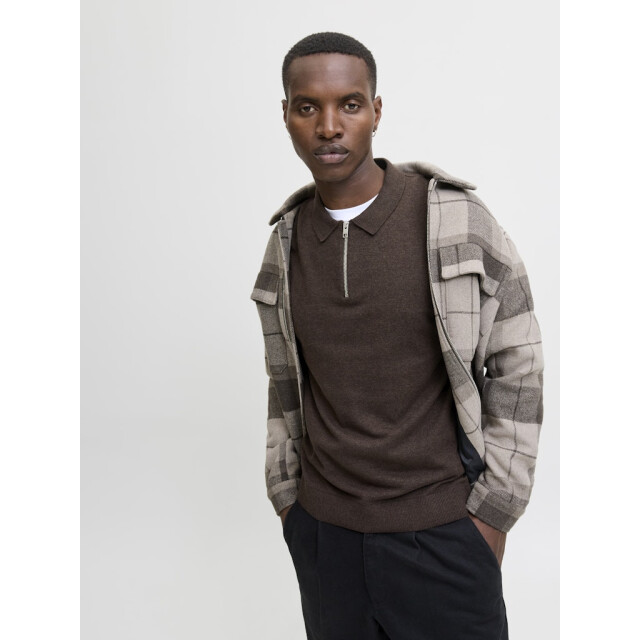 Jack & Jones Jjeemil knit polo half zip ls noos - 5219.70.0018 large Jack & Jones Jjeemil knit polo half zip ls noos - 5219.70.0018 large