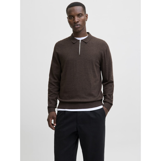 Jack & Jones Jjeemil knit polo half zip ls noos - 5219.70.0018 large Jack & Jones Jjeemil knit polo half zip ls noos - 5219.70.0018 large