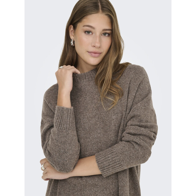 Only Onlhazel ls highneck overs pull knt noos melee 4219.78.0006 large