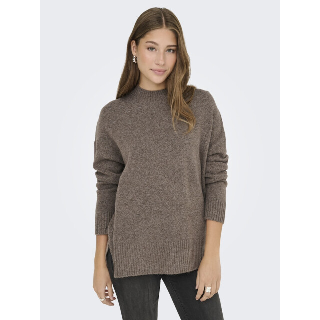 Only Onlhazel ls highneck overs pull knt noos melee 4219.78.0006 large