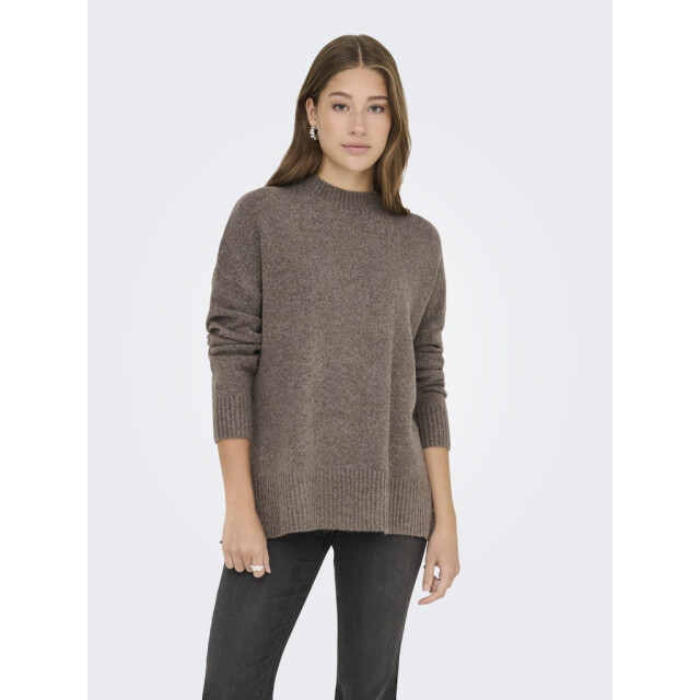 Only Onlhazel ls highneck overs pull knt noos melee 4219.78.0006 large