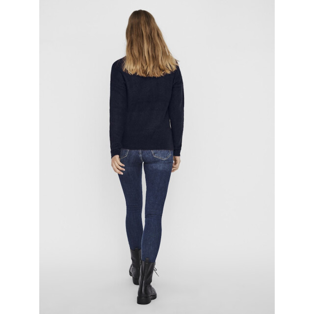 Vero Moda Vmcrewlefile ls v-neck blouse noos navy 4219.37.0008 large Vero Moda Vmcrewlefile ls v-neck blouse noos navy 4219.37.0008 large