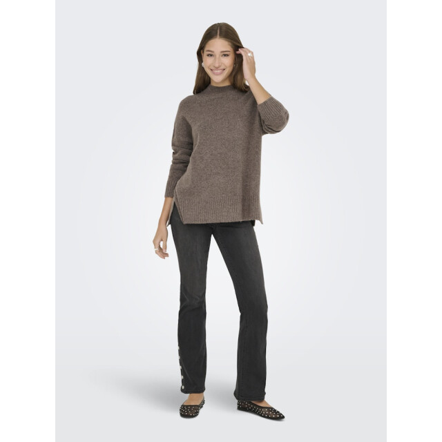 Only Onlhazel ls highneck overs pull knt noos melee 4219.78.0006 large