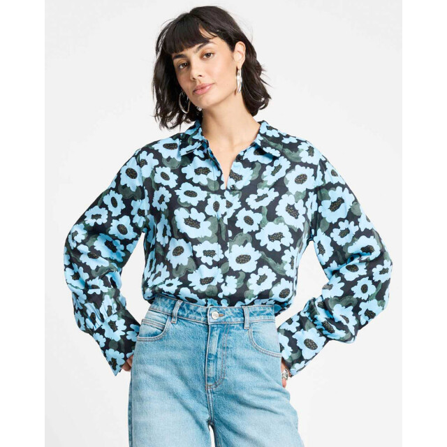 Pom Amsterdam Blouse lange mouw sp9286 Pom Amsterdam Blouse lange mouw SP9286 large
