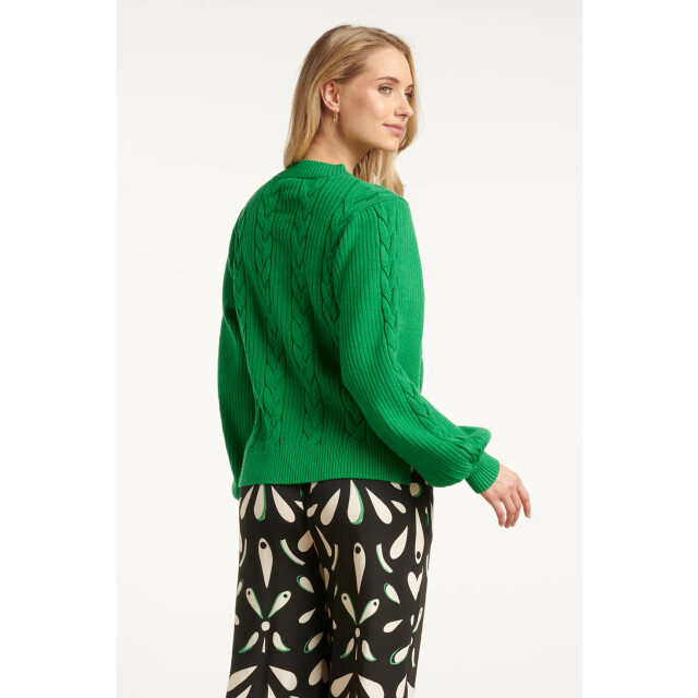 Smashed Lemon Damesgestructureerd gebreide trui | 8720331368489 large