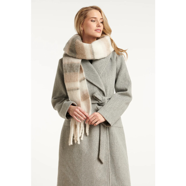 Smashed Lemon 55306 gestreepte dames sjaal | 55306-010-998 large