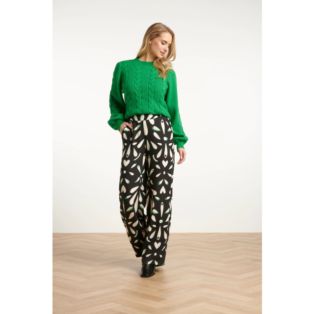 Smashed Lemon Damesgestructureerd gebreide trui | 8720331368489 large