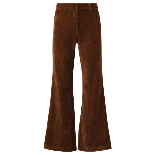 Smashed Lemon Retro chic bruine flared broek | 25648-775-4XL large Smashed Lemon Retro chic bruine flared broek | 25648-775-4XL large