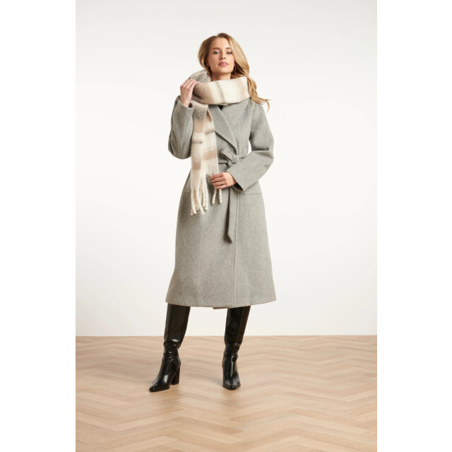 Smashed Lemon 55306 gestreepte dames sjaal | 55306-010-998 large
