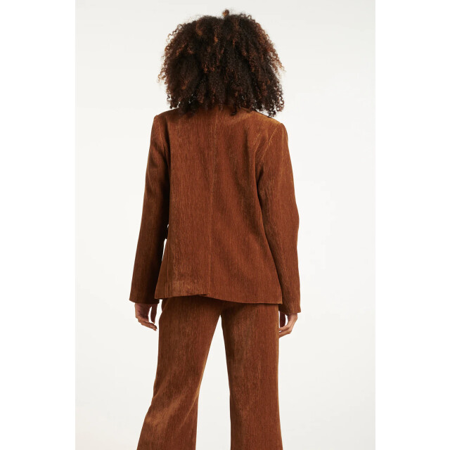 Smashed Lemon Retro chic bruine blazer | 25649-775-4XL large
