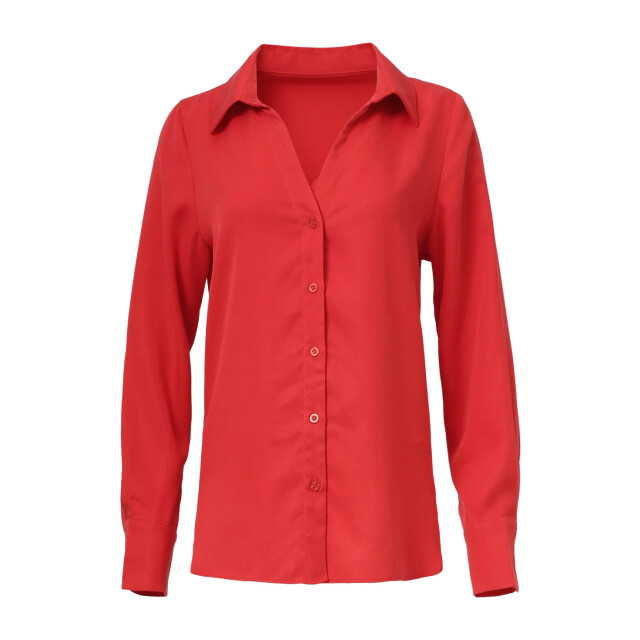 Smashed Lemon Doorknoopshirt met v hals & kraag | 8720331380252 large